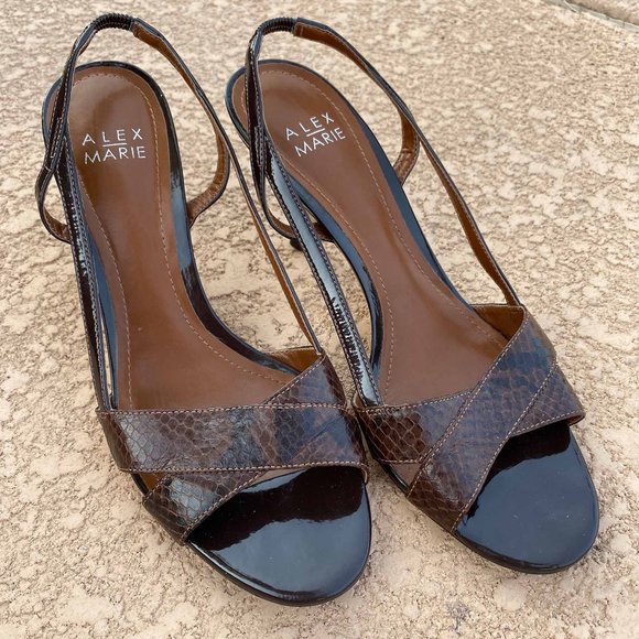 Alex Marie Brown Low Heels – size 8.5 - Picture 5 of 7